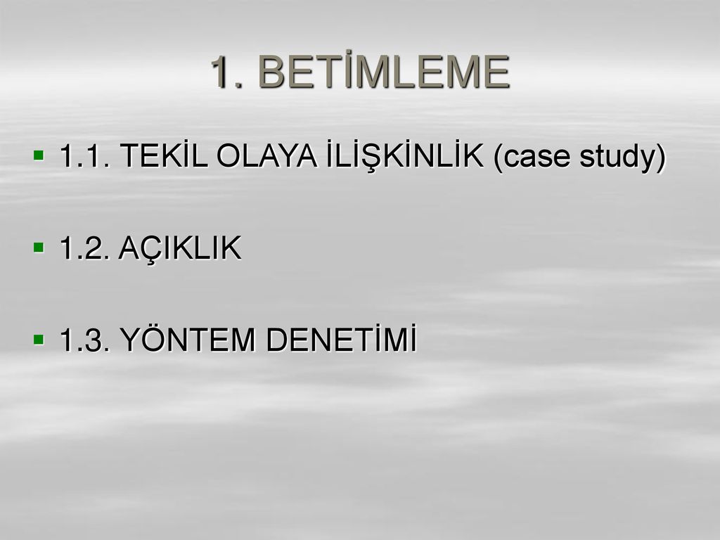 NİTEL ARAŞTIRMALAR NİTEL DÜŞÜNCENİN 13 DAYANAĞI ppt indir